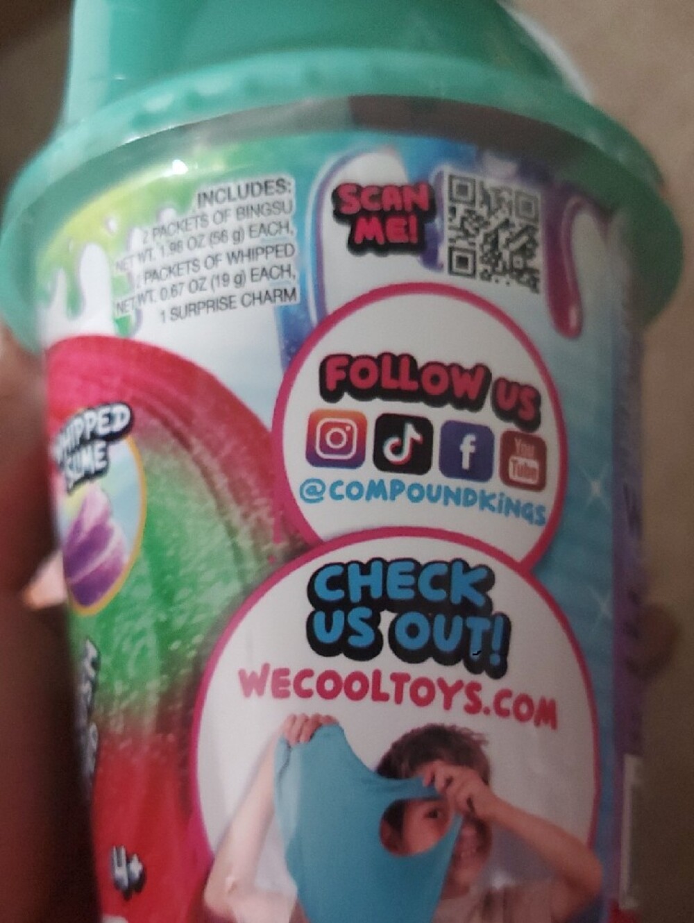 Whipped Bingsu Cuties Sugar Rush Scented Slime Cup - Picture 2 of 5